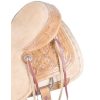 Circle S Saddlery ROPING SADDLE Barbwire & Floral Skirt Tooled Leather WARRANTY - Image 4