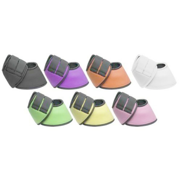 Showman No Turn Neoprene BELL BOOTS Double Easy Touch Closures *Sold in pairs