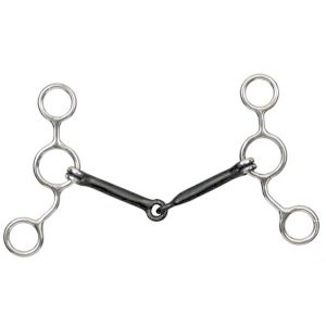 Showman Stainless Steel JR Cow-Horse BIT w/ 5 1/4" Sweet Iron & 5 1/4" Shanks