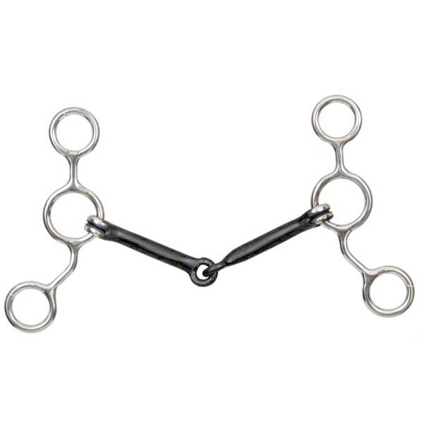 Showman Stainless Steel JR Cow-Horse BIT w/ 5 1/4" Sweet Iron & 5 1/4" Shanks