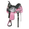 Double T YOUTH Nylon Cordura SADDLE 13" LIGHTWEIGHT Suede Leather Seat & Jockey - Image 6