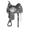 Double T YOUTH Nylon Cordura SADDLE 13" LIGHTWEIGHT Suede Leather Seat & Jockey - Image 4