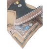 Double T Youth 12" BARREL SADDLE with Hand Painted FEATHER Design FQHB - Image 4
