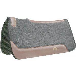 Showman 32"x32" Felt SADDLE PAD Non Slip Shock Absorbing Waffle Neoprene Bottom
