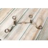 Showman BROWN Steel & Silver BIT 5" Twisted Mouth with Center Copper Rollers - Image 3