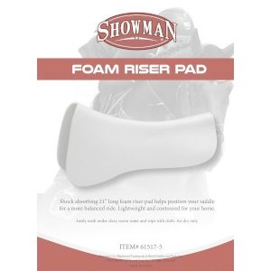 Showman Foam RISER PAD Shock Absorbing Contoured Light Weight Washable