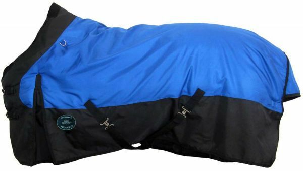Showman Turnout BLANKET 1680D Rip Stop LINED 40G Fill WATERPROOF & BREATHABLE 