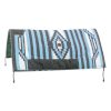 Colorful SADDLE PAD 32" x 32" NAVAJO Acrylic Top 1" Felt Bottom & Wear Leathers - Image 2
