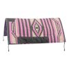 Colorful SADDLE PAD 32" x 32" NAVAJO Acrylic Top 1" Felt Bottom & Wear Leathers - Image 4