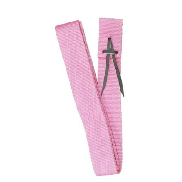 Showman PONY Size Premium Quality Webbed NYLON 63"x1.5" TIE STRAP & Leather Tie - Image 3