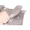 Double T 12" PONY SADDLE SET Floral Tooled Leather Bridle Breast Collar & Reins - Image 3