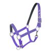 GLITTER Overlay & Neoprene Lined HALTER Adjustable Nylon Full Horse Size - Image 7
