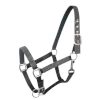 GLITTER Overlay & Neoprene Lined HALTER Adjustable Nylon Full Horse Size - Image 6
