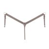 Showman BASKET TOOLED Argentina Cow LEATHER BREAST COLLAR Stainless Hardware - Image 4