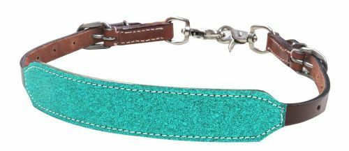 Showman SILVER Glitter Overlay Leather Wither Strap! NEW HORSE TACK!! 