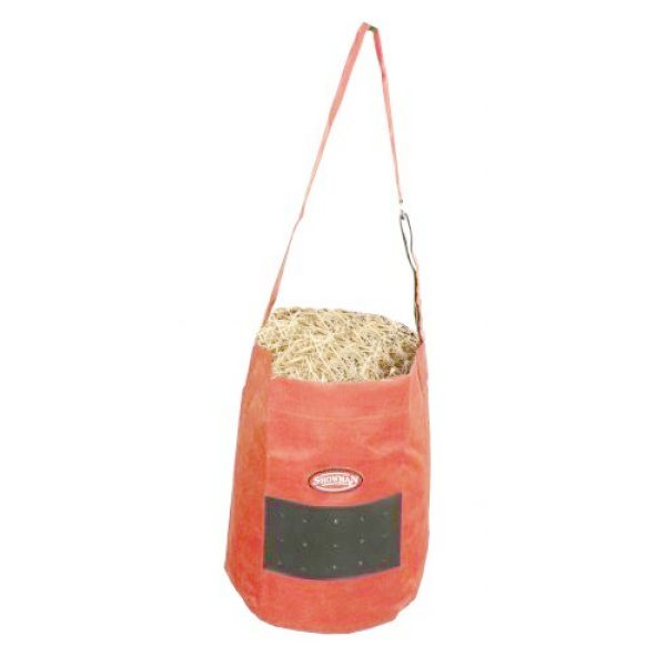 Showman Heavy Duty Nylon Vented FEED BAG Quick Grip Closure & Adjustable Strap - Image 3