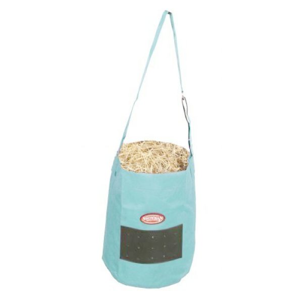Showman Heavy Duty Nylon Vented FEED BAG Quick Grip Closure & Adjustable Strap - Image 2