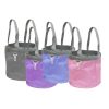 Showman Collapsible Horse GROOMING TOTE Durable Nylon 4 Large Pockets 8" Deep