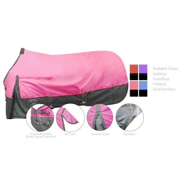 Waterproof Horse Turnout Blanket - 46" Navy Blue Winter Blanket For Mini Ponies
