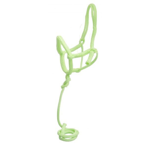 Showman Nylon Cowboy Knot ROPE Adjustable SHIPPING HALTER with 8' LEAD ROPE - Image 11