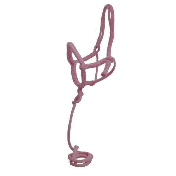 Showman Nylon Cowboy Knot ROPE Adjustable SHIPPING HALTER with 8' LEAD ROPE - Image 5