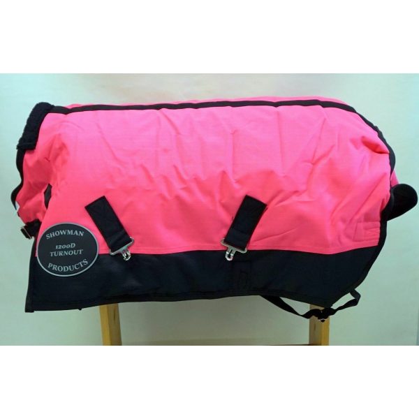 Showman PONY YEARLING GOAT 56"- 62" Turnout BLANKET 1200D Waterproof Breathable - Image 4