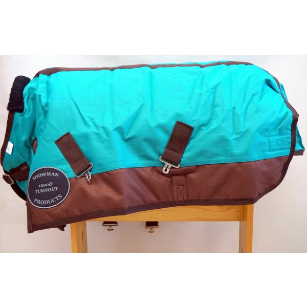 Showman PONY YEARLING GOAT 56"- 62" Turnout BLANKET 1200D Waterproof Breathable - Image 6