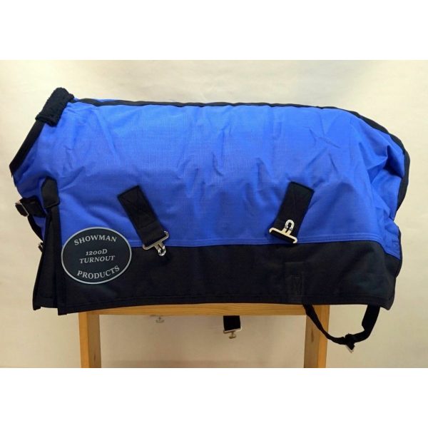Showman PONY YEARLING GOAT 56"- 62" Turnout BLANKET 1200D Waterproof Breathable - Image 3