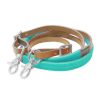 Showman 7' BARREL REINS Rubber GRIP on Medium Oil LEATHER & Scissor Snap Ends - Image 4