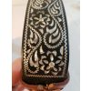 Showman BLACK ALUMINUM Floral ENGRAVED Rhinestone 5" Wide Western STIRRUPS - Image 3