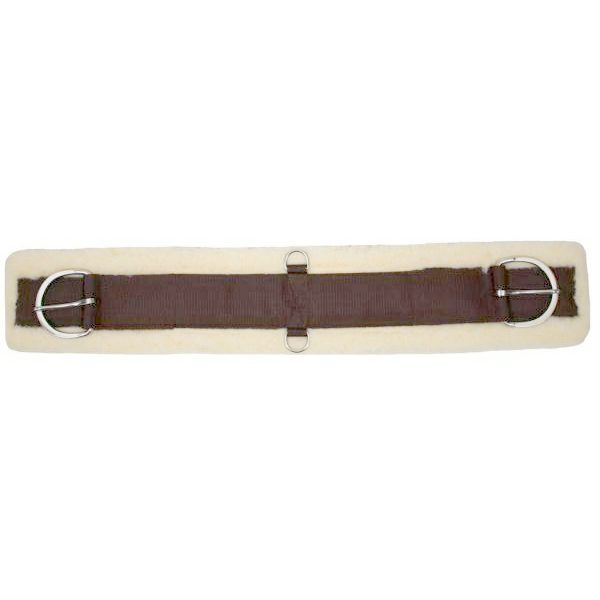 Showman Maize Fleece Super GIRTH with Flat Stainless Steel Hardware
