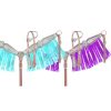 Showman PONY Size HOLOGRAPHIC SNAKE Print Bridle FRINGE Breast Collar Reins SET