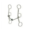Showman Stainless Steel SLIDING GAG BIT with 5" SWEET IRON 1/4" Thick Mouth