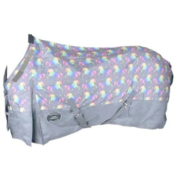 Showman Waterproof & Breathable UNICORN 1200 Denier Perfect Fit TURNOUT BLANKET