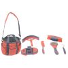 Showman LIVESTOCK GROOMING KIT 6 Piece SOFT Grip with NYLON Carrying Bag - Image 6