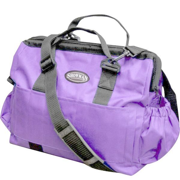 Showman Nylon Livestock GROOMING TOTE 14" x 7.5" x 10" Great for Hauling or Show - Image 4