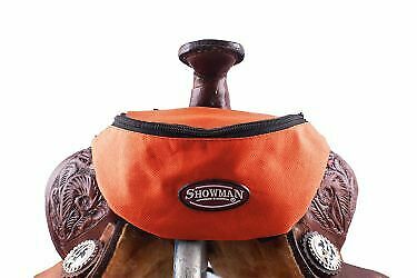 Showman Orange Real Oak Cordura Nylon Western Saddle Cover 