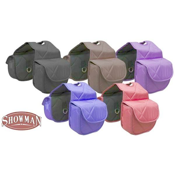 Showman Insulated Quilted Nylon HORN BAG with Easy Touch Closure