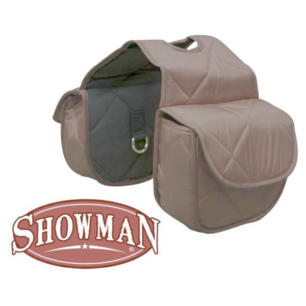 Showman Insulated Quilted Nylon HORN BAG with Easy Touch Closure - Image 3