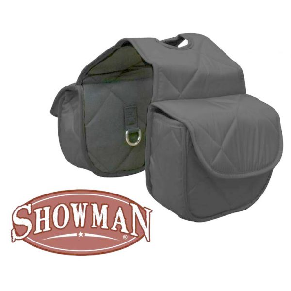 Showman Insulated Quilted Nylon HORN BAG with Easy Touch Closure - Image 2