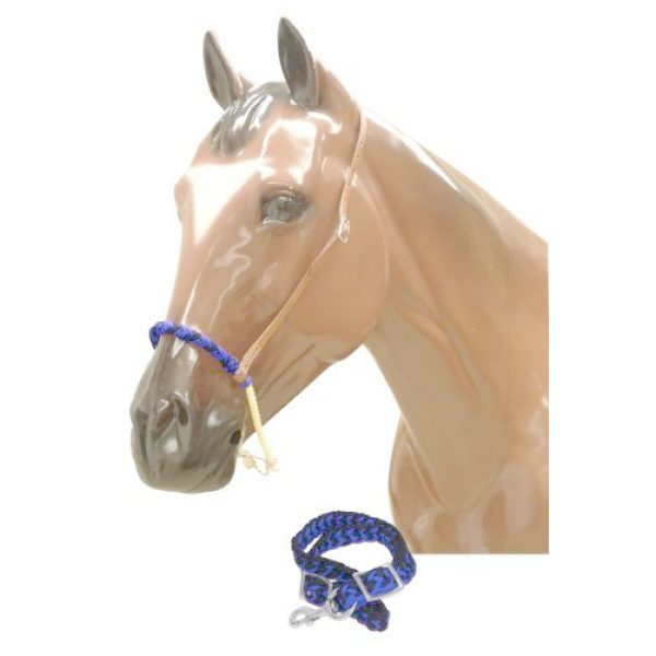 Showman Nylon Braided TIE DOWN with Braided Nylon Wax Covered ROPE Noseband - Image 4