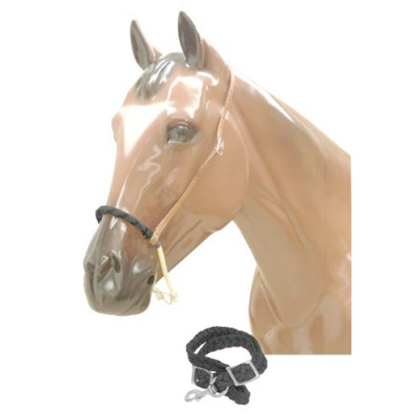 Showman Nylon Braided TIE DOWN with Braided Nylon Wax Covered ROPE Noseband - Image 6