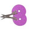 BIT GUARD Soft Flexible Leather w/ GLITTER Design & Leather Tassel Accents - Image 4