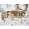 Showman GOLD PRAYING COWBOY Antique Brown & SILVER Show SPURS Men's Size - Image 3