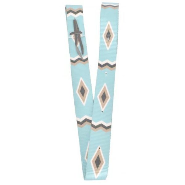 Showman TURQUOISE DIAMOND Design Premium Quality Nylon Saddle TIE STRAP