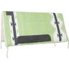 Showman 32" x 32" Western SADDLE PAD with Kodel Fleece Bottom & Wear Leathers - Image 6