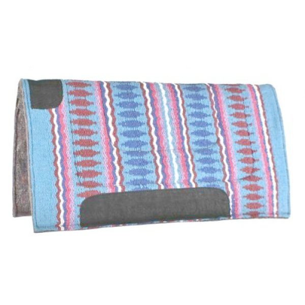 Showman SADDLE PAD 32" x 32" x 1" Acrylic NAVAJO Top with Felt Bottom - Image 4