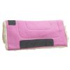 Showman Work Top 32" x 32" x 1" Heavy Canvas SADDLE PAD Kodel Fleece Bottom - Image 7